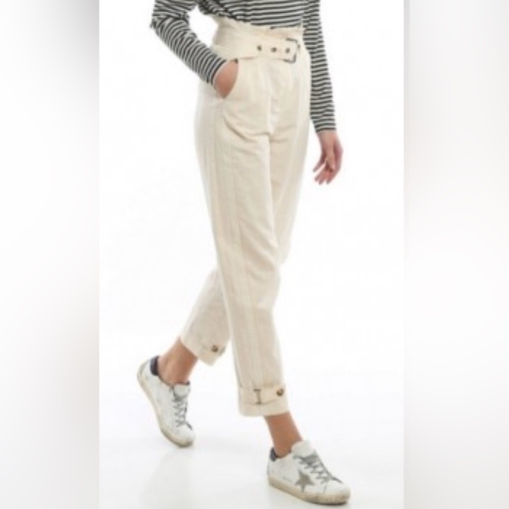 PINKO Pippo Pantalone cotton linen mix
NEW WITH TAGS.  Fits like a 2-4 (40)